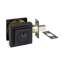 Zanda - Square Stepped Slimline Deadbolt H63xW63mm