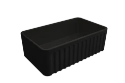 Turner Hastings - Butler Matte Black - Novi 75 X 46 Fine Fireclay Sink