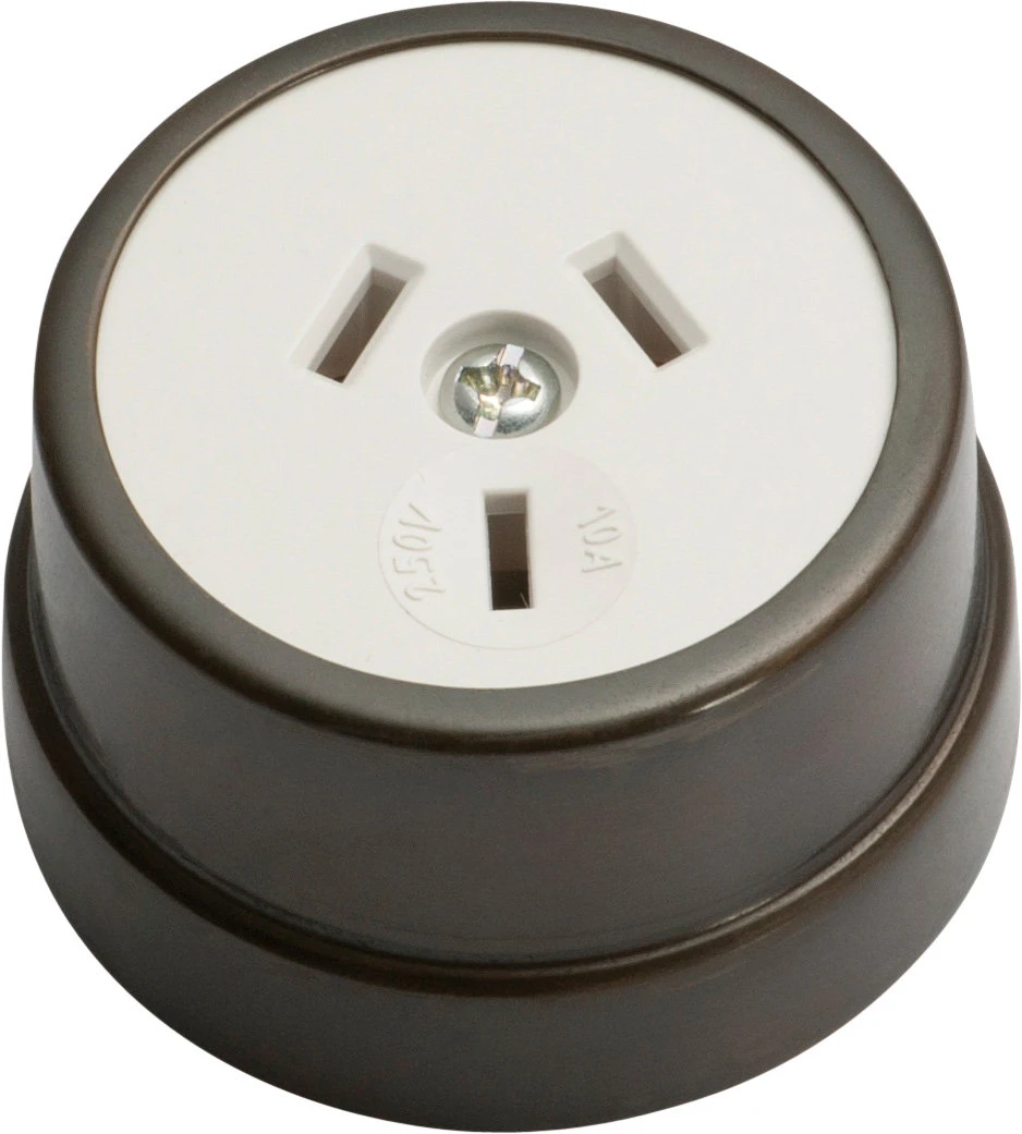 TradCo - Traditional Period Powerpoint Socket D50mm 4 TradCo - Traditional Period Powerpoint Socket D50mm - Image 4
