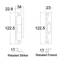 Jacksons JM29R - Rebated High Security Deadbolt 5 Lever Lock B60mm -Deals Windsor Restorations Store 2b3f33 d473ddd0927745778fc4583e1be66048mv2
