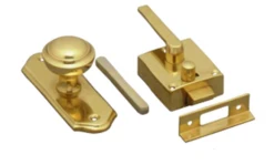 Superior Brass - Screen Door Latch - Victorian Knob