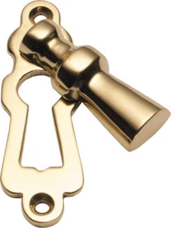 TradCo - Skeleton Key Escutcheon - Covered H60xW20mm