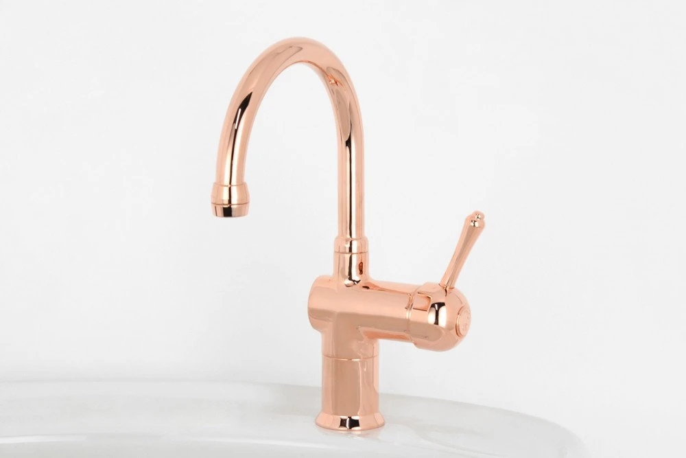 CB Ideal - Roulette Lever - Large Basin Flick Mixer With Gooseneck Outlet 1 CB Ideal - Roulette Lever - Large Basin Flick Mixer With Gooseneck Outlet