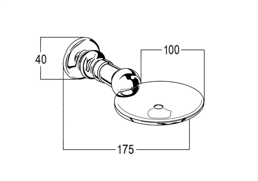 CB Ideal - Olde Adelaide - Round Soap Dish 3 CB Ideal - Olde Adelaide - Round Soap Dish - Image 3
