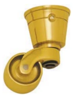 Superior Brass - Cup Castor - Brass Wheel ID25, 29, 32, 38, 44mm