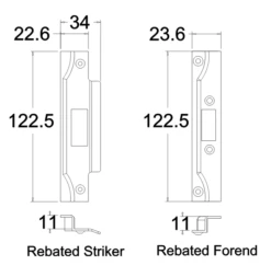 Jacksons JM60 & JM60R - Squared Mortice Latch B60mm - Rebate Available -Deals Windsor Restorations Store 2b3f33 da66fc88828f4390a38ef29b74502358mv2