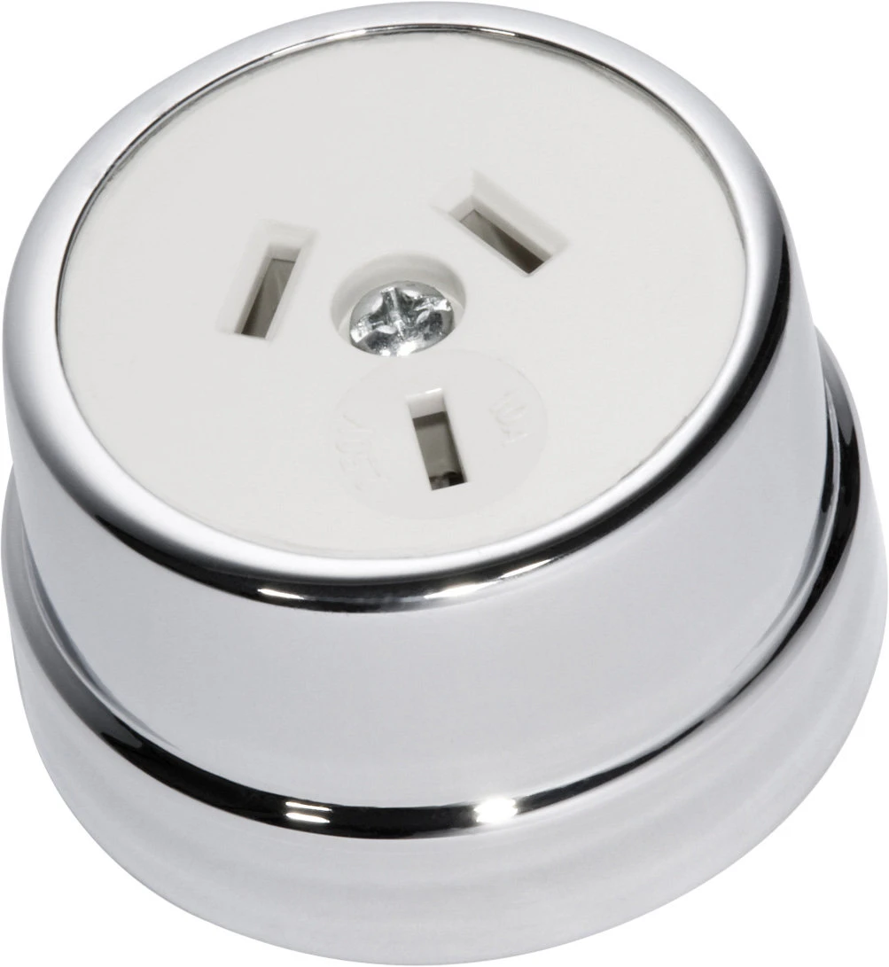TradCo - Traditional Period Powerpoint Socket D50mm 6 TradCo - Traditional Period Powerpoint Socket D50mm - Image 6