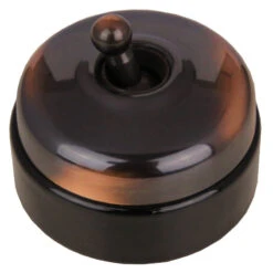 Classic Electric - 30 Series - Porcelain Base Switch - Black