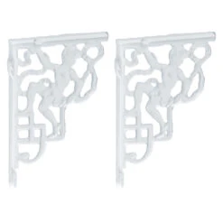 Turner Hastings - Birmingham Gloss White Shelf Bracket H200xP145mm (Pair)