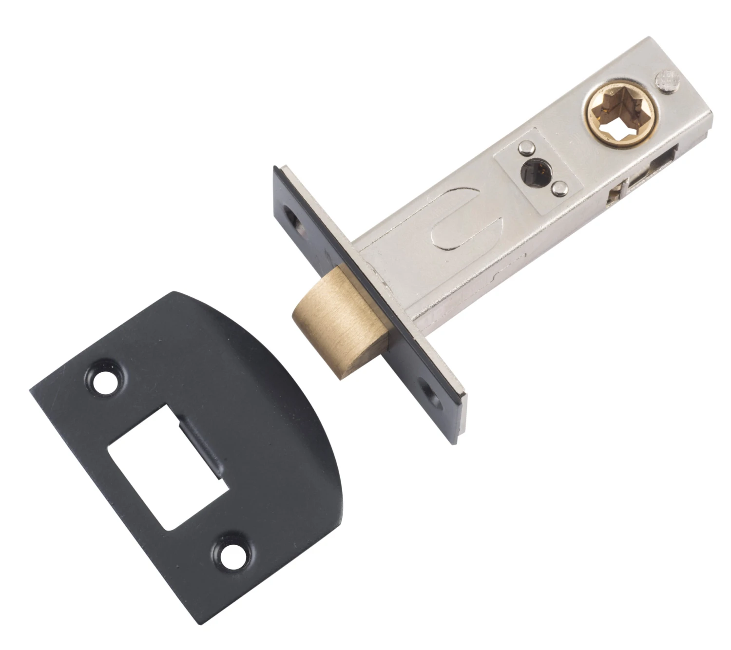 TradCo - Split Cam Tube Latch B60mm - 'D' Striker 2 TradCo - Split Cam Tube Latch B60mm - 'D' Striker - Image 2