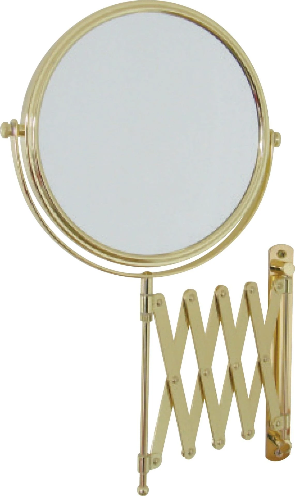 Thermogroup - 1 & 4x Magnifying Mirror - Polished Gold & Chrome 1 Thermogroup - 1 & 4x Magnifying Mirror - Polished Gold & Chrome