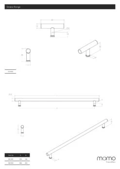 Momo Handles - Strano - 'T' Cupboard Knob L60mm 13 Momo Handles - Strano - 'T' Cupboard Knob L60mm -Deals Windsor Restorations Store 2b3f33 e9dfa70e93ec43dbbc22d61bbfc3222cmv2 1