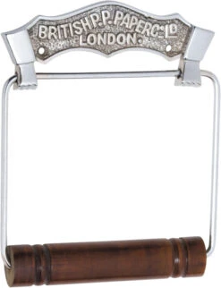 TradCo - Traditional Bathroom Accessories - 'British' Toilet Roll Holder