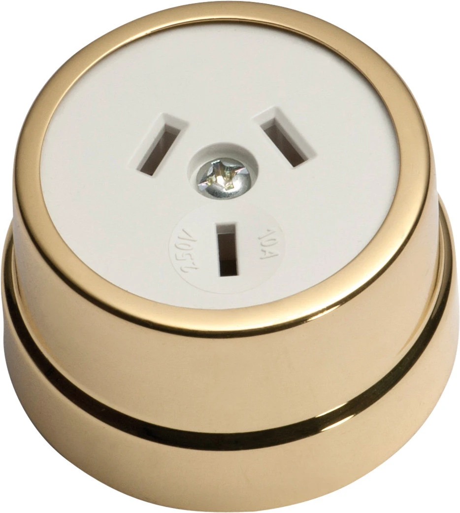 TradCo - Traditional Period Powerpoint Socket D50mm 2 TradCo - Traditional Period Powerpoint Socket D50mm - Image 2