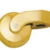Superior Brass - Bed Castor - Brass Wheel D35mm