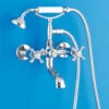 CB Ideal - Roulette - Wall Bath & Shower Set With Cradle & Handshower