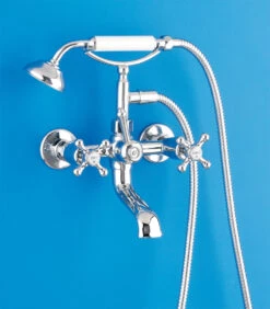 CB Ideal - Roulette - Wall Bath & Shower Set With Cradle & Handshower