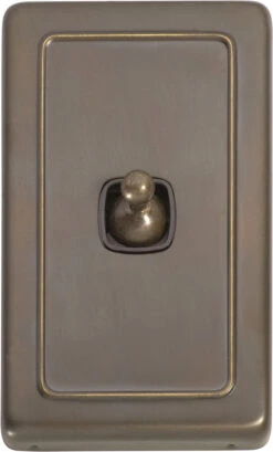 TradCo - 1 Gang Toggle Switch H115xW72mm