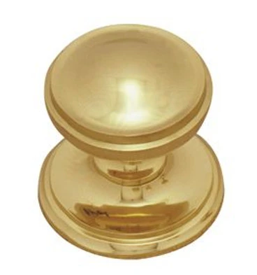 Superior Brass - Centre Door Knob - Classic D85mm 1 Superior Brass - Centre Door Knob - Classic D85mm