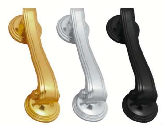 Superior Brass - Door Knocker - Slimline Art Deco H150xW45mm 3 Superior Brass - Door Knocker - Slimline Art Deco H150xW45mm - Image 3