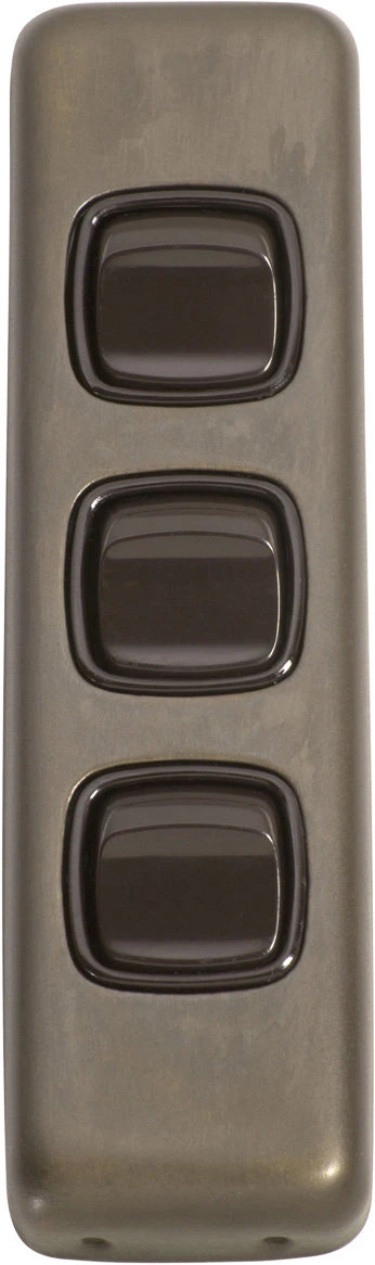 TradCo - 3 Gang Architrave Rocker Switch H108xW30mm 3 TradCo - 3 Gang Architrave Rocker Switch H108xW30mm - Image 3