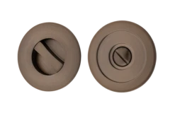 Iver - Cavity Sliding Door Privacy Lock Kit - Round D60mm