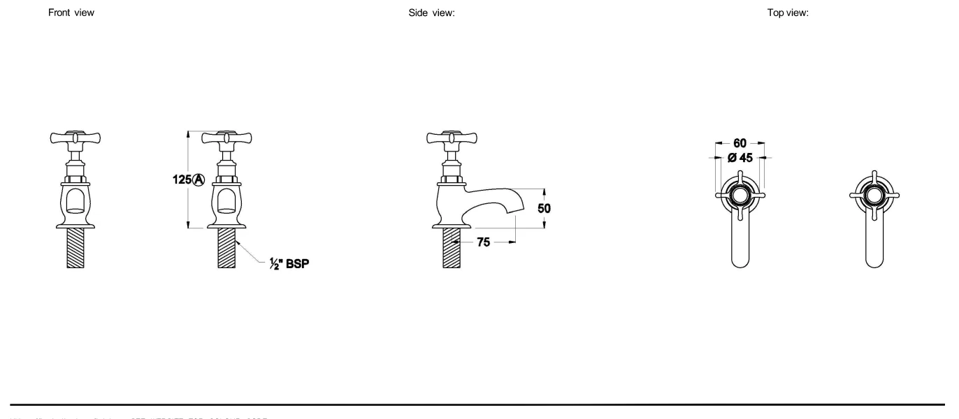 Brodware - Neu England - Pillar/Bib Taps 1.8040.00.2.01+ 6 Brodware - Neu England - Pillar/Bib Taps 1.8040.00.2.01+ - Image 6
